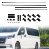 Maxbell Car Interior Side Bar Set Practical Sturdy Replace for Toyota Hiace Sgl
