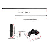 Maxbell Car Interior Side Bar Set Practical Sturdy Replace for Toyota Hiace Sgl