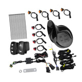ATV UTV Turn Signal Kit Multifunctional Pre Wired with 60dB Horn Accessories