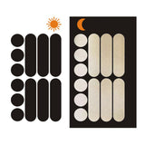 Maxbell Automotive Motorcycle Reflective Stickers Flexible Warning Reflective Strips