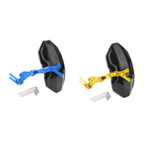 Maxbell Generic Motorcycle Rear Mudguard Alloy Simple Installation Splash Plate Blue