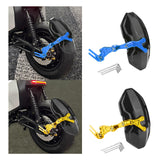 Maxbell Generic Motorcycle Rear Mudguard Alloy Simple Installation Splash Plate Blue