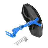 Maxbell Generic Motorcycle Rear Mudguard Alloy Simple Installation Splash Plate Blue