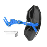 Maxbell Generic Motorcycle Rear Mudguard Alloy Simple Installation Splash Plate Blue