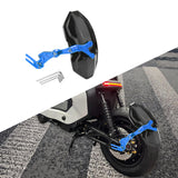 Maxbell Generic Motorcycle Rear Mudguard Alloy Simple Installation Splash Plate Blue