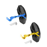 Maxbell Generic Motorcycle Rear Mudguard Alloy Simple Installation Splash Plate Blue