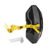 Maxbell Generic Motorcycle Rear Mudguard Alloy Simple Installation Splash Plate Gold