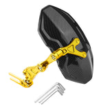 Maxbell Generic Motorcycle Rear Mudguard Alloy Simple Installation Splash Plate Gold