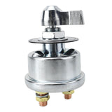 Maxbell Battery Disconnect Switch Battery Cut Off Switch for Boat Vehicle Truck Silver Handle