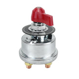 Maxbell Battery Disconnect Switch Battery Cut Off Switch for Boat Vehicle Truck Red Handle