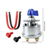 Maxbell Battery Disconnect Switch Battery Cut Off Switch for Boat Vehicle Truck Blue Handle