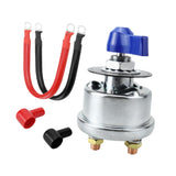Maxbell Battery Disconnect Switch Battery Cut Off Switch for Boat Vehicle Truck Blue Handle