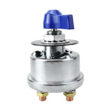 Maxbell Battery Disconnect Switch Battery Cut Off Switch for Boat Vehicle Truck Blue Handle