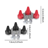 Maxbell 2Pcs Multi Connection Top Post Battery Terminals Stainless Steel Bolt