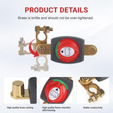 Maxbell Battery Disconnect Switch 12-48 V Power Off for Marine Vehicles ATV UTV Removable terminal
