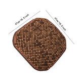 Maxbell Bead Seat Cushion Versatile Car Interior Accessory for SUV Office Chair Brown