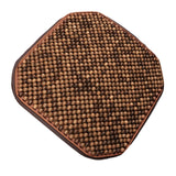 Maxbell Bead Seat Cushion Versatile Car Interior Accessory for SUV Office Chair Brown