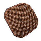 Maxbell Bead Seat Cushion Versatile Car Interior Accessory for SUV Office Chair Brown
