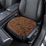Maxbell Bead Seat Cushion Versatile Car Interior Accessory for SUV Office Chair Brown