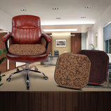 Maxbell Bead Seat Cushion Versatile Car Interior Accessory for SUV Office Chair Red Brown