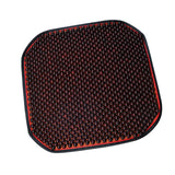 Maxbell Bead Seat Cushion Versatile Car Interior Accessory for SUV Office Chair Red Brown