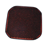Maxbell Bead Seat Cushion Versatile Car Interior Accessory for SUV Office Chair Red Brown