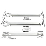 Maxbell 3 Pieces 32mm 36mm Fan Clutch Wrench Set Professional for Mercedes Benz