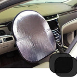Maxbell Car Steering Wheel Sun Shade Auto Interior Protector 19.69x17.32inch Generic