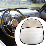 Maxbell Car Steering Wheel Sun Shade Auto Interior Protector 19.69x17.32inch Generic