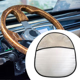 Maxbell Car Steering Wheel Sun Shade Auto Interior Protector 19.69x17.32inch Generic