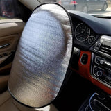 Maxbell Car Steering Wheel Sun Shade Auto Interior Protector 19.69x17.32inch Generic