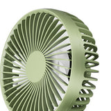 Maxbell USB Car Fan Rotatable Portable 3 Speed Adjustable for Sedan SUV Vehicle Green