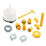 Maxbell 19x Generic Leakproof Coolant Funnel Set Vehicle Sturdy Radiator Bleeder Set