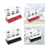 Maxbell Bus Bar Terminal Block Trailer RV Easy Installation Car Accessories 48V 600A Red