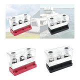 Maxbell Bus Bar Terminal Block Trailer RV Easy Installation Car Accessories 48V 600A Red