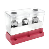 Maxbell Bus Bar Terminal Block Trailer RV Easy Installation Car Accessories 48V 600A Red