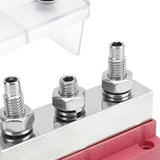 Maxbell Bus Bar Terminal Block Trailer RV Easy Installation Car Accessories 48V 600A Red