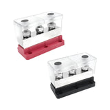 Maxbell Bus Bar Terminal Block Trailer RV Easy Installation Car Accessories 48V 600A Red
