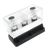 Maxbell Bus Bar Terminal Block Trailer RV Easy Installation Car Accessories 48V 600A Black