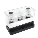 Maxbell Bus Bar Terminal Block Trailer RV Easy Installation Car Accessories 48V 600A Black