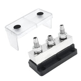 Maxbell Bus Bar Terminal Block Trailer RV Easy Installation Car Accessories 48V 600A Black