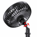 Maxbell Generic Car Cup Holder with Fan Car Interior Fan Car Accessory USB Car Fan