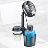 Maxbell Generic Car Cup Holder with Fan Car Interior Fan Car Accessory USB Car Fan