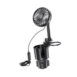 Maxbell Generic Car Cup Holder with Fan Car Interior Fan Car Accessory USB Car Fan