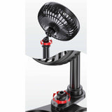 Maxbell Generic Car Cup Holder with Fan Car Interior Fan Car Accessory USB Car Fan