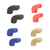 Maxbell 2x Front Tow Hooks Covers Easy Installation Hitch Covers for Jeep 07-23 Black