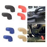 Maxbell 2x Front Tow Hooks Covers Easy Installation Hitch Covers for Jeep 07-23 Black