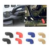 Maxbell 2x Front Tow Hooks Covers Easy Installation Hitch Covers for Jeep 07-23 Black