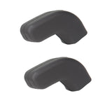 Maxbell 2x Front Tow Hooks Covers Easy Installation Hitch Covers for Jeep 07-23 Black