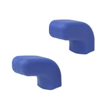 Maxbell 2x Front Tow Hooks Covers Easy Installation Hitch Covers for Jeep 07-23 Blue